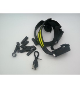 Latarka Czołowa LED 3000lm 230° USB-C Czołówka Akumulatorowa Zestaw 2 Szt.