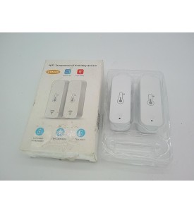 2x Czujnik Temperatury Wilgotności WiFi TH08 TUYA Smart Life Alexa Google