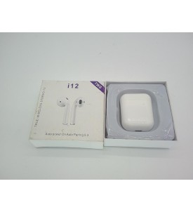 Słuchawki Bezprzewodowe TWS i12 Bluetooth 5.0 Dotykowe Etui Ładujące Białe
