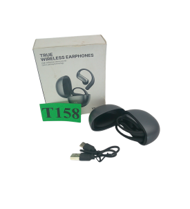 Słuchawki Sportowe Bezprzewodowe M118 Bluetooth 5.4 Ear-Hook Etui Czarno-Szare