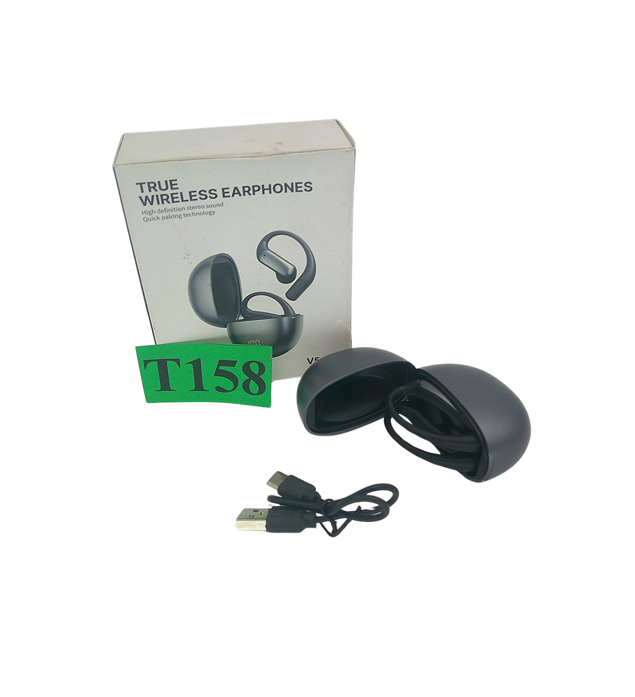 Słuchawki Sportowe Bezprzewodowe M118 Bluetooth 5.4 Ear-Hook Etui Czarno-Szare