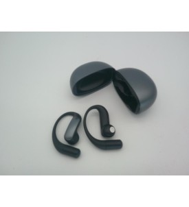 Słuchawki Sportowe Bezprzewodowe M118 Bluetooth 5.4 Ear-Hook Etui Czarno-Szare
