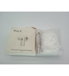 Słuchawki Bezprzewodowe Air Pro 4 TWS Bluetooth 5.0 Białe Etui Ładujące