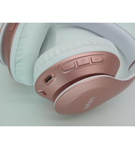 ULIPTZ WH203A Słuchawki Bezprzewodowe Nauszne Bluetooth 5.3 Hi-Fi 65H Złote
