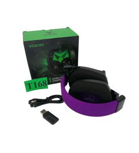 WESEARY WG1 Słuchawki Gamingowe Bezprzewodowe | 2.4G + Bluetooth | Mikrofon | Dźwięk Przestrzenny | PS5 PS4 PC Mac | 50H