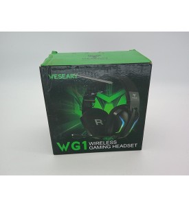 WESEARY WG1 Słuchawki Gamingowe Bezprzewodowe | 2.4G + Bluetooth | Mikrofon | Dźwięk Przestrzenny | PS5 PS4 PC Mac | 50H
