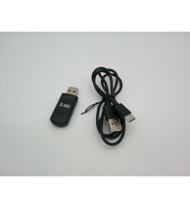 Vakedy HW20 Słuchawki Gamingowe Bezprzewodowe 2.4GHz Bluetooth RGB 50mm Białe