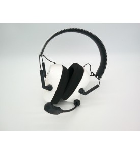 Vakedy HW20 Słuchawki Gamingowe Bezprzewodowe 2.4GHz Bluetooth RGB 50mm Białe