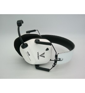 Vakedy HW20 Słuchawki Gamingowe Bezprzewodowe 2.4GHz Bluetooth RGB 50mm Białe