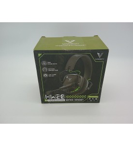 Vakedy HW20 Słuchawki Gamingowe Bezprzewodowe 2.4GHz Bluetooth RGB 50mm Białe