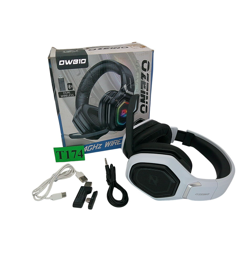 Ozeino OW810 Słuchawki Gamingowe Bezprzewodowe 2.4GHz Bluetooth RGB ENC 50mm