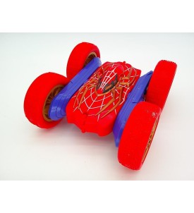 Samochód Zdalnie Sterowany RC Spiderman 360° 15km/h Czerwony Kaskaderski LED