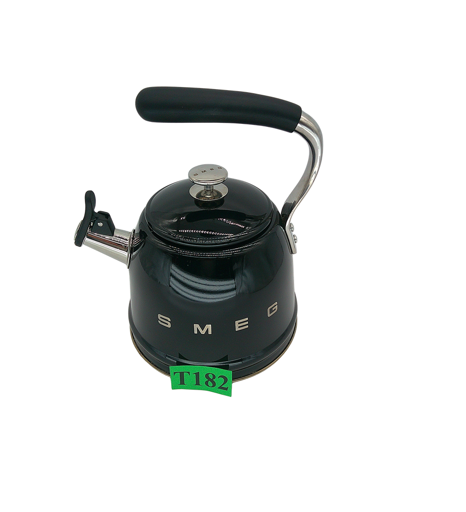SMEG WKF01BL Czajnik Tradycyjny z Gwizdkiem 2,3L Czarny 50's Retro Style
