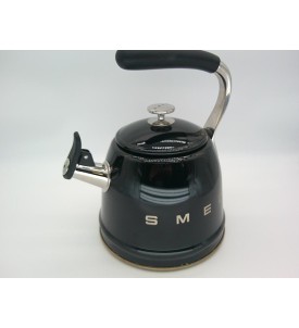 SMEG WKF01BL Czajnik Tradycyjny z Gwizdkiem 2,3L Czarny 50's Retro Style