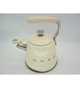 SMEG WKF01CR Czajnik Tradycyjny z Gwizdkiem 2,3L Kremowy 50's Retro Style