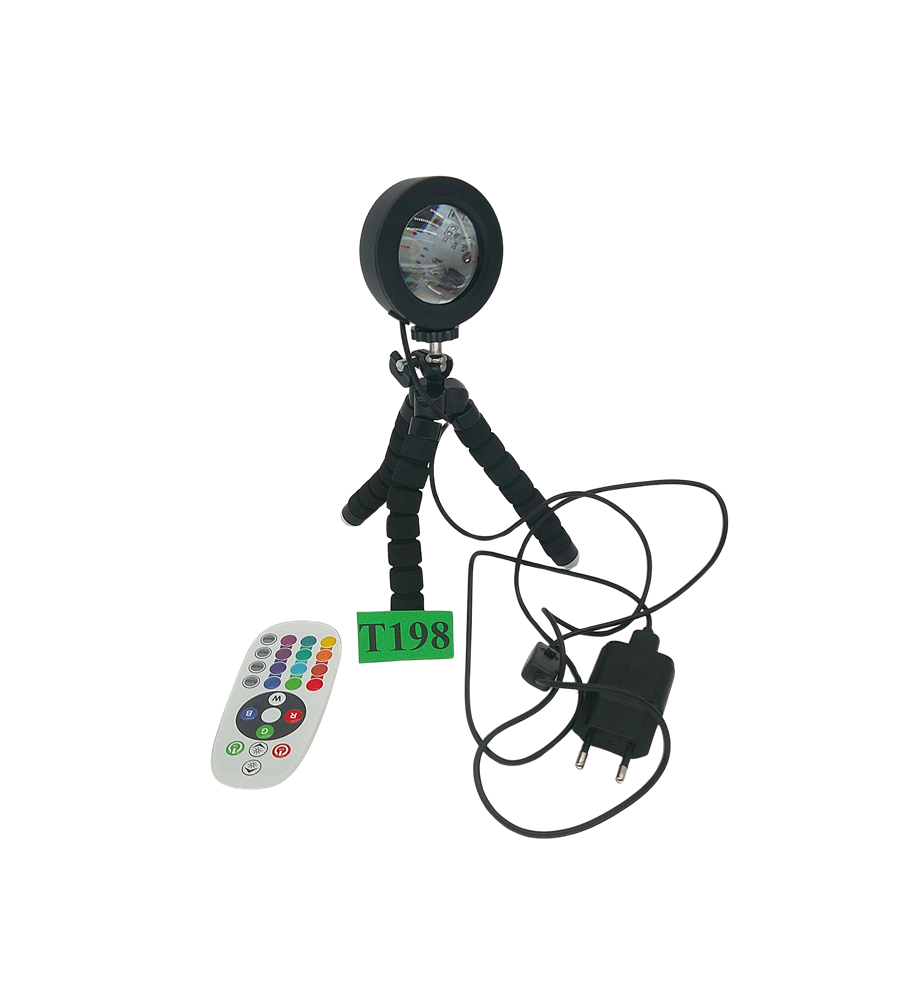 QUIGO Lampa Projekcyjna Sunset LED RGB 16 Kolorów 10W Pilot Aplikacja 360°