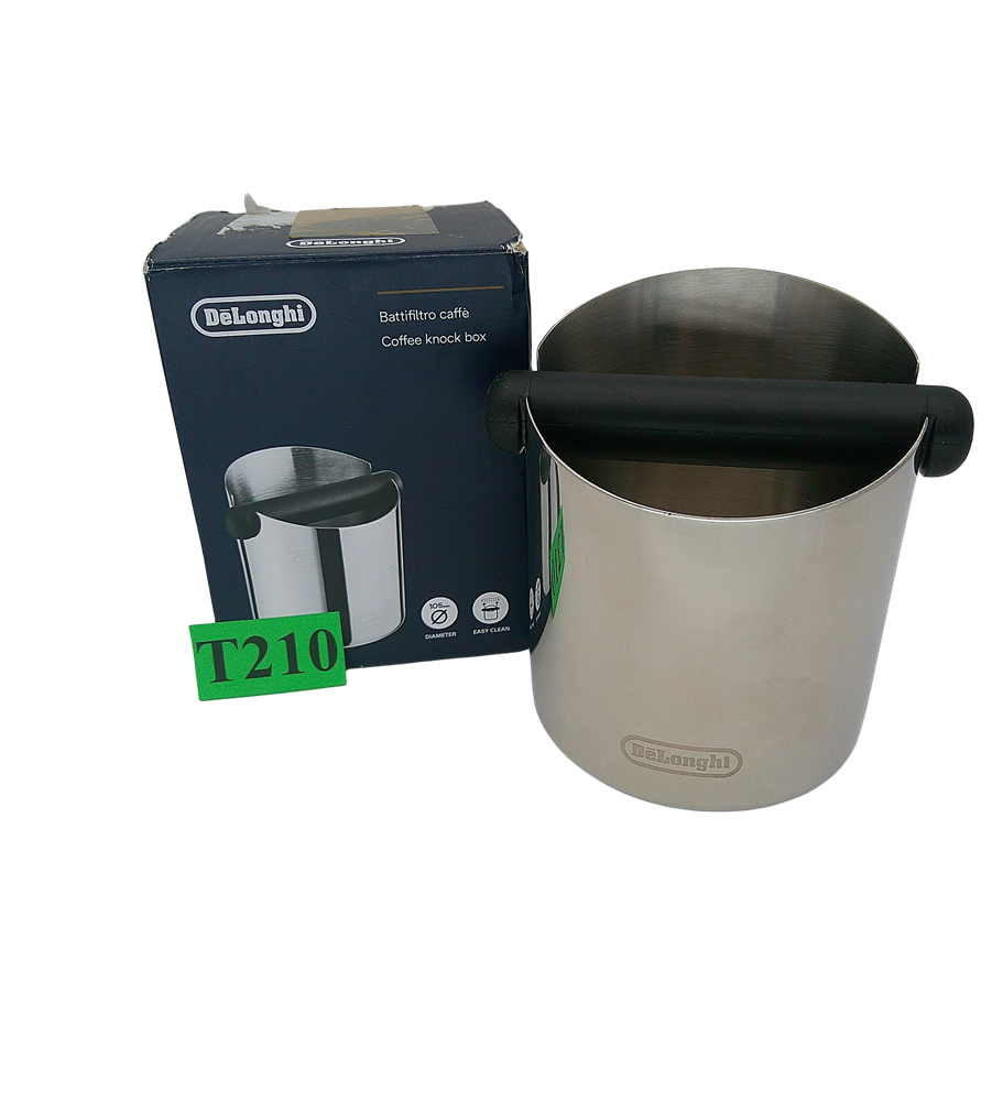 De'Longhi DLSC084 Odbijak do Fusów Kawy Knock Box Stal Nierdzewna 250 g