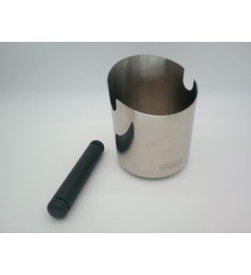 De'Longhi DLSC084 Odbijak do Fusów Kawy Knock Box Stal Nierdzewna 250 g