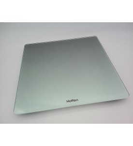 HOFFEN Szklana Waga Łazienkowa Elektroniczna LCD do 150 kg Miętowa
