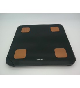 Hoffen SMART AL-110341 Waga Łazienkowa Bluetooth BMI BMR 180 kg Czarna