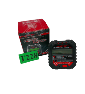 HABOTEST HT107D Tester Gniazdek Elektrycznych RCD Uziemienia LCD LED