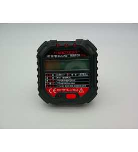 HABOTEST HT107D Tester Gniazdek Elektrycznych RCD Uziemienia LCD LED