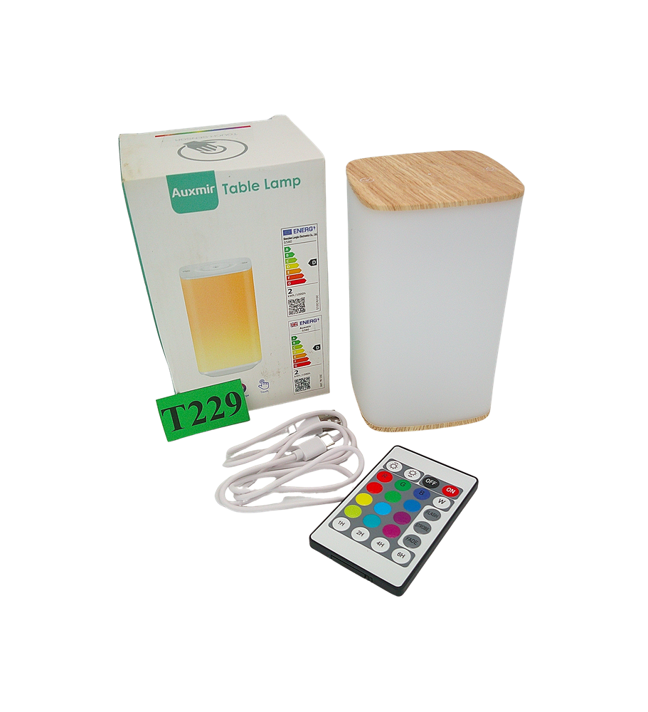 Auxmir S580 Lampka Nocna LED RGB Dotykowa Pilot USB 4000mAh Timer
