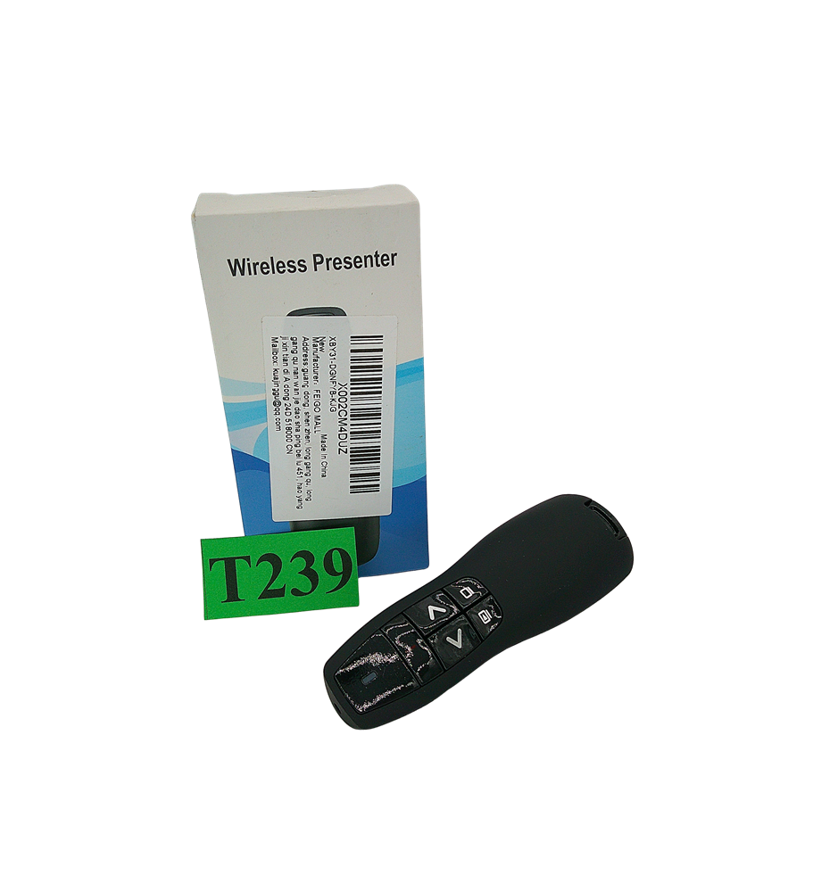 Prezenter Bezprzewodowy 2,4 GHz Pilot do Prezentacji PPT Wskaźnik Laserowy USB