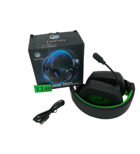 Słuchawki Gamingowe Fachixy FC300 Bezprzewodowe 2.4GHz Bluetooth Mikrofon RGB
