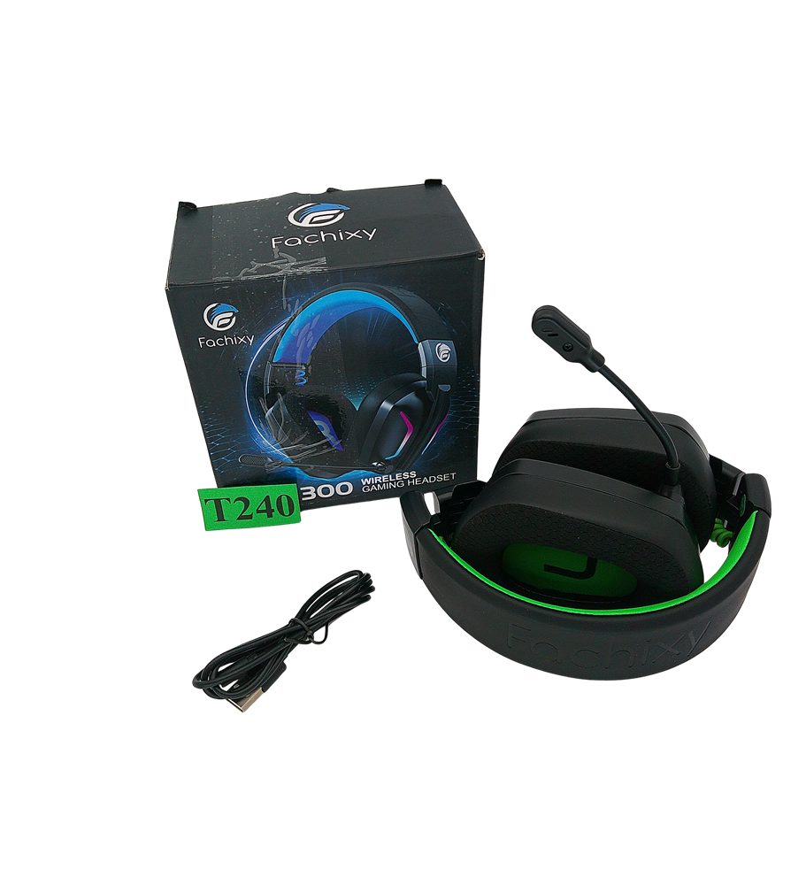 Słuchawki Gamingowe Fachixy FC300 Bezprzewodowe 2.4GHz Bluetooth Mikrofon RGB