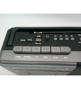 Radio Przenośne BJL660 Bluetooth Kaseta FM AM SW USB TF AUX MP3 Nagrywanie