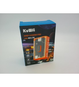 KuWFi MC8 Router Mobilny 4G LTE WiFi + Powerbank 5200mAh Nano SIM Hotspot