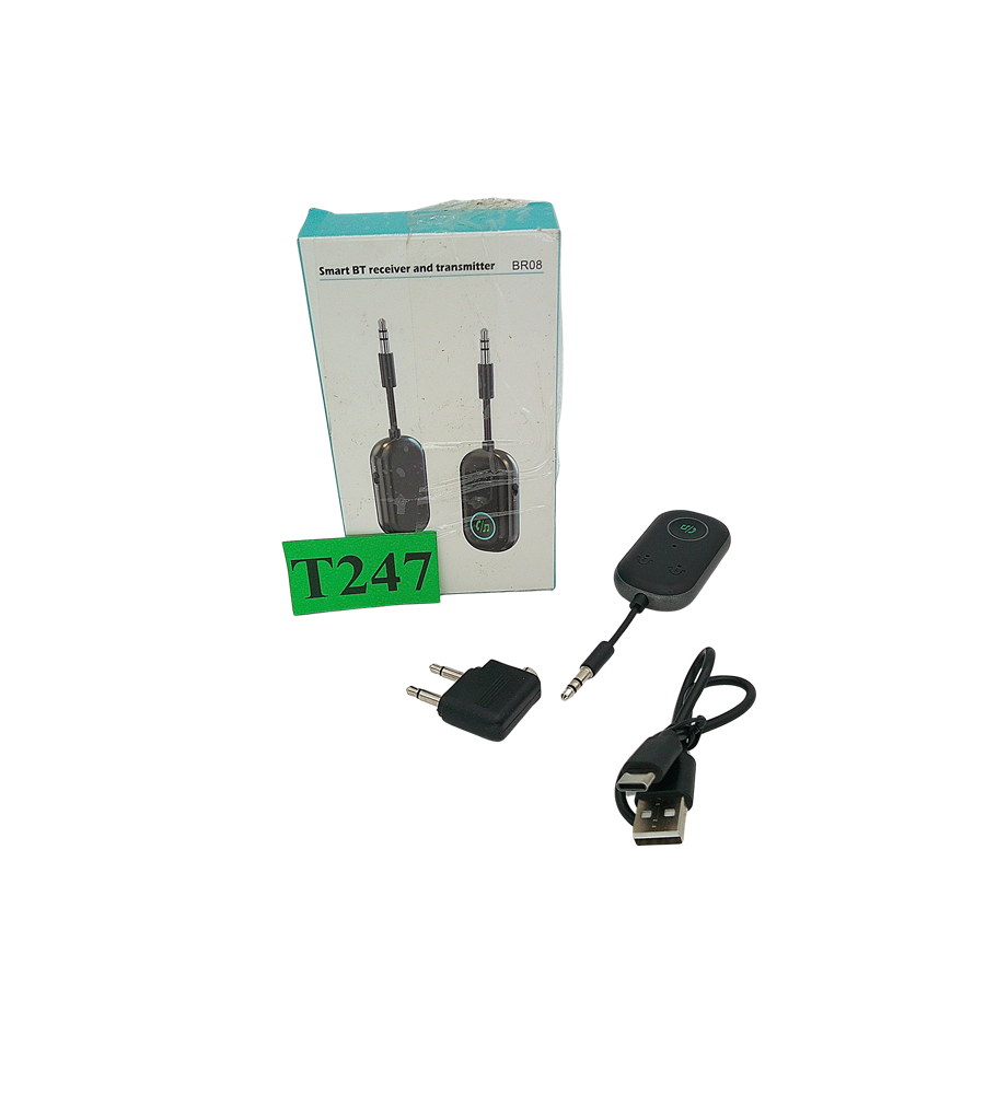 BR08 Odbiornik Nadajnik Bluetooth 5.3 AUX 3,5mm RX TX Mikrofon aptX