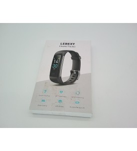 Opaska Sportowa LEBEXY Fitness Tracker HR Smartwatch Krokomierz Powiadomienia Czarna