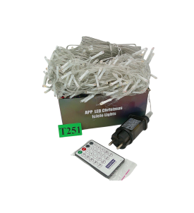 Inteligentne Lampki Świąteczne LED SW-LSL-10-400 400 LED WiFi Aplikacja Pilot IP44