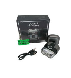Mini Golarka Elektryczna Męska 2 Pływające Ostrza LED 8500 RPM USB-C