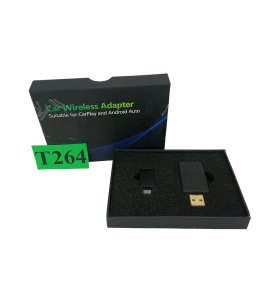Adapter Bezprzewodowy CarPlay Android Auto Wireless 5,8 GHz Bluetooth 5.4 USB-C USB-A