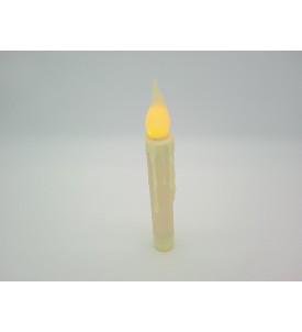 ŚWIECE LED STOŻKOWE 17 cm BEZPŁOMIENIOWE 6 szt. PILOT TIMER MIGOCZĄCY PŁOMIEŃ