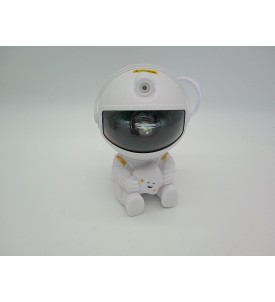 PROJEKTOR GWIAZD ASTRONAUTA NEBULA GALAXY Lampka Nocna Kosmos 360° USB