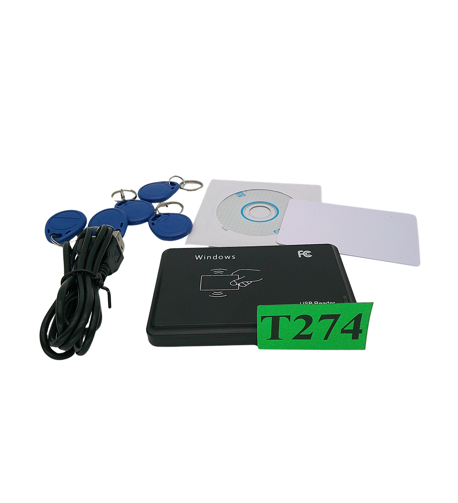 CZYTNIK KART RFID NFC 13,56 MHz MIFARE USB MiniUSB BIURKOWY Plug&Play