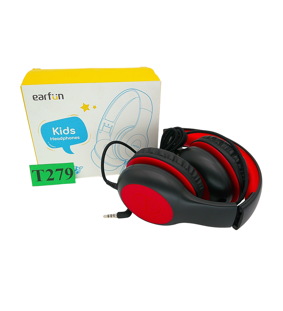 EARFUN SŁUCHAWKI DLA DZIECI 85/94dB 40MM MIKROFON SKŁADANE JACK 3,5MM