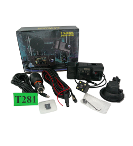 WIDEOREJESTRATOR SAMOCHODOWY 3 KAMERY X5 FULL HD 1080P WiFi TRYB PARKINGOWY 140°