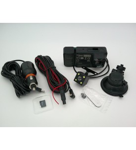 WIDEOREJESTRATOR SAMOCHODOWY 3 KAMERY X5 FULL HD 1080P WiFi TRYB PARKINGOWY 140°