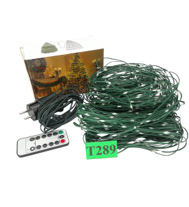 LAMPKI CHOINKOWE DANGZW 300 LED 2M PIERŚCIEŃ 10 PASM PILOT TIMER 8 TRYBÓW IP44