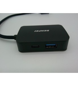 BENFEI HUB USB-C 4w1 HDMI VGA USB 3.0 PD 100W ADAPTER TYPE-C 4K