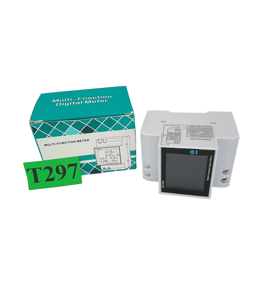 CYFROWY LICZNIK ENERGII 6w1 0-100A 40-300V AC KWh WOLTOMIERZ AMPEROMIERZ DIN