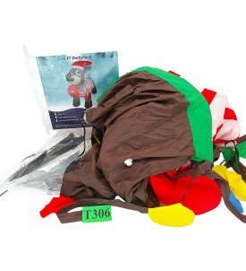 GEMMY DMUCHANY JAMNIK ŚWIĄTECZNY 183 CM LED MIKOŁAJ ELF DEKORACJA OGRODOWA