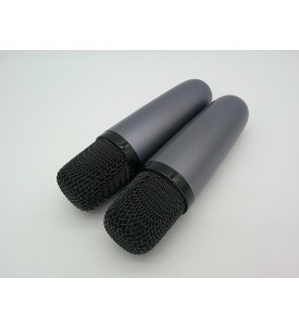 ZESTAW KARAOKE DLA DZIECI GŁOŚNIK LED + 2 MIKROFONY BEZPRZEWODOWE USB-C