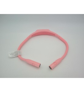 GRITIN LAMPKA DO CZYTANIA NA SZYJĘ LED 3 BARWY ŚWIATŁA USB-C RÓŻOWA