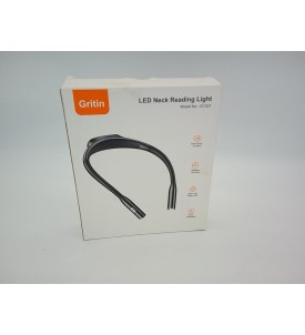 GRITIN LAMPKA DO CZYTANIA NA SZYJĘ LED 3 BARWY ŚWIATŁA USB-C RÓŻOWA
